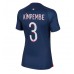 Günstige Paris Saint-Germain Presnel Kimpembe #3 Heim Fussballtrikot Damen 2023-24 Kurzarm